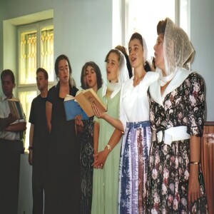 My Visiting Ukrainian Christians For the First Time in Sept. 1992.