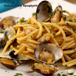 Italian Clam Spaghetti