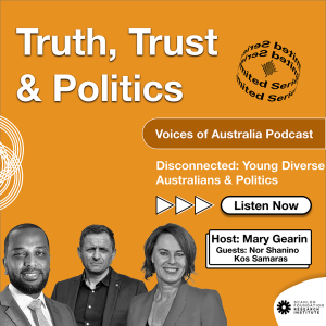 Voices of Australia Podcast | Truth, Trust & Politics | Episode 3 | Disconnected: Young Diverse Australians & Politics