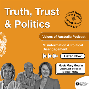 Voices of Australia Podcast | Truth, Trust & Politics | Episode 2 | Misinformation & Political Disengagement
