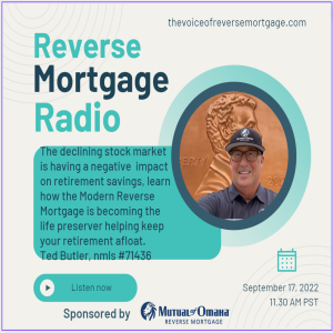 As retirement accounts go down, modern reverse mortgage use goes up, and up!