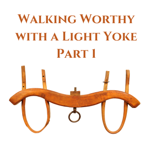Walking Worthy With A Light Yoke: Part 1