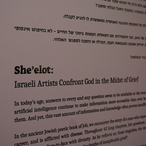 She'elot Art Exhibition: Ruth Shuali and Ari Jacob Artist Interview