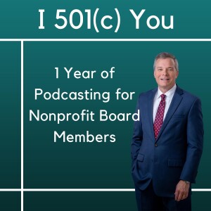 1 Year of Podcasting for Nonprofit Board Members