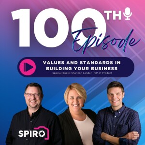 Spiro Podcast 100th Episode - Values & Standards in Building Your Business