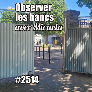2514 — Observer les bancs avec Micaela (sociologie 2/2) — lundi 26 mai 2025