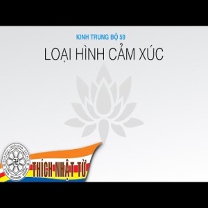 Kinh Trung Bộ 59 (Kinh Nhiều Cảm Xúc) - Loại hình cảm xúc (07/01/2007)