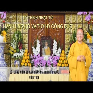 Hạnh ủng hộ và tùy hỷ công đức