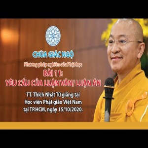 Yêu cầu của luận văn, luận án - Phương pháp nghiên cứu Phật học