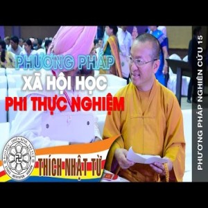 PPNC (2009) - Bài 15: Phương pháp xã hội học - Phi thực nghiệm