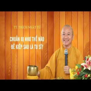 CHUẨN BỊ NHƯ THẾ NÀO ĐỂ KIẾP SAU LÀ TU SĨ? - TT. THÍCH NHẬT TỪ