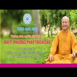 Phương pháp trích dẫn - Phương pháp Nghiên cứu Phật học