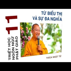 Triết học ngôn ngữ Phật giáo 11: Từ biểu thị và sự đa nghĩa (22/06/2012) Thích Nhật Từ