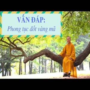 Vấn đáp: Đốt hàng mã, làm từ thiện và hồi hướng công đức (12/11/2011) Thích Nhật Từ