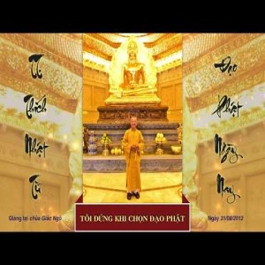 Tôi đúng khi chọn đạo Phật (31/08/2012) Thích Nhật Từ
