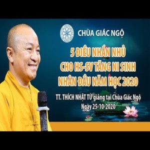 5 điều nhắn nhủ học sinh, sinh viên, Tăng Ni sinh nhân đầu năm học 2020