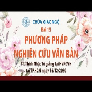 Phương pháp nghiên cứu văn bản (bài 15) l Phương pháp nghiên cứu