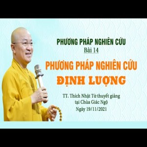 Phương pháp nghiên cứu định lượng l Phương pháp nghiên cứu Phật học 2021