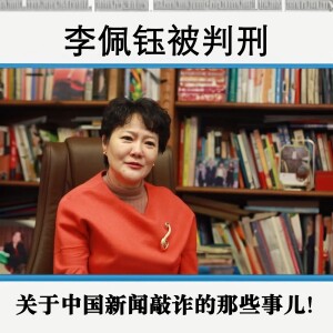 李佩钰被判刑，关于中国新闻敲诈的那些事儿！【王局拍案播客】