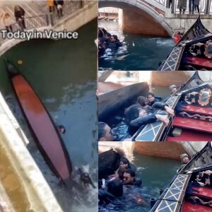 Tourists Misbehave In Venice Italy & Tip Over Gondola Boat… #445