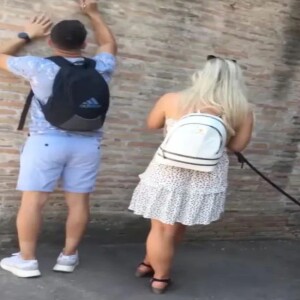 Roman Colosseum Vandalized By Dumb American Tourist And His Girlfriend!! #285