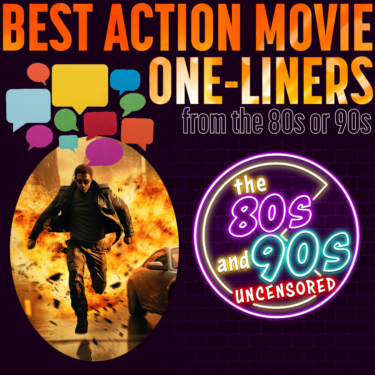 Best Action Movie One-liners from The 80s or 90s | The 80s and 90s  Uncensored