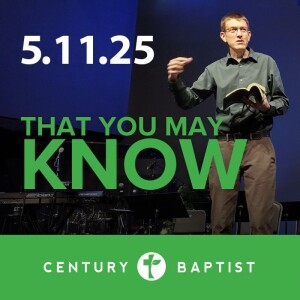 That You May Know | 5.11.25