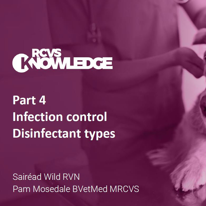 Infection control Part 4: Disinfectant types - Sairéad Wild