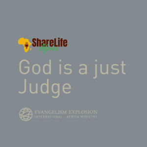 God is a just Judge