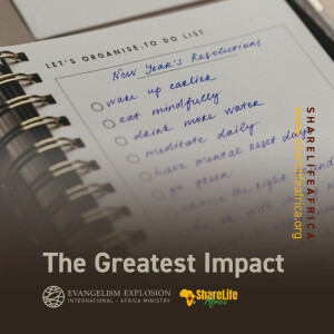 The Greatest Impact (New Year Resolutions)