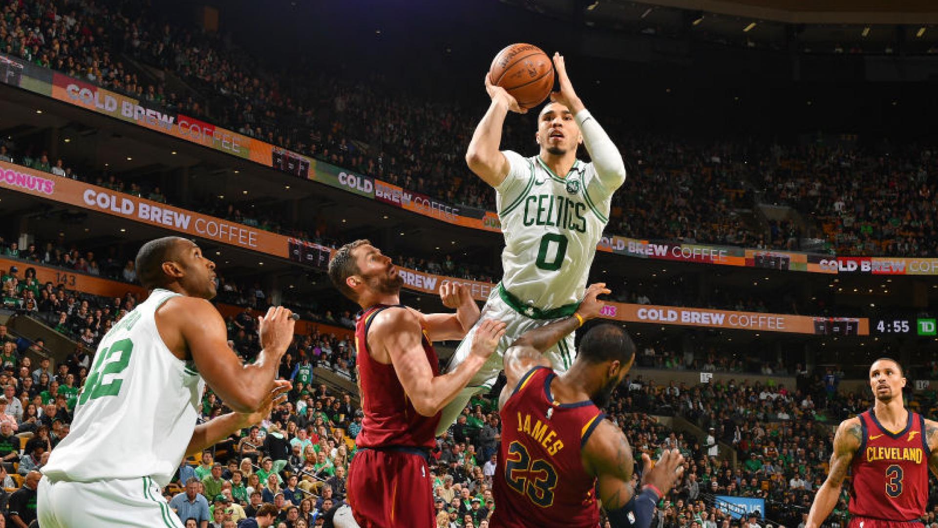 Podcast: NBA Report - Conference Finals, Celtics stomp Cavs in Game 1, Warriors vs Rockets (05-14-18)