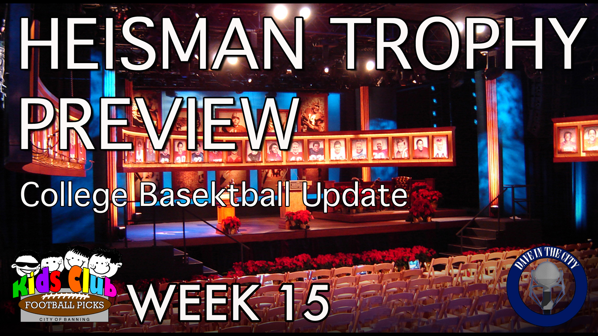 Podcast: Heisman Trophy Preview; NCAA; NFL; Colelge B-Ball Report (12-09-15)