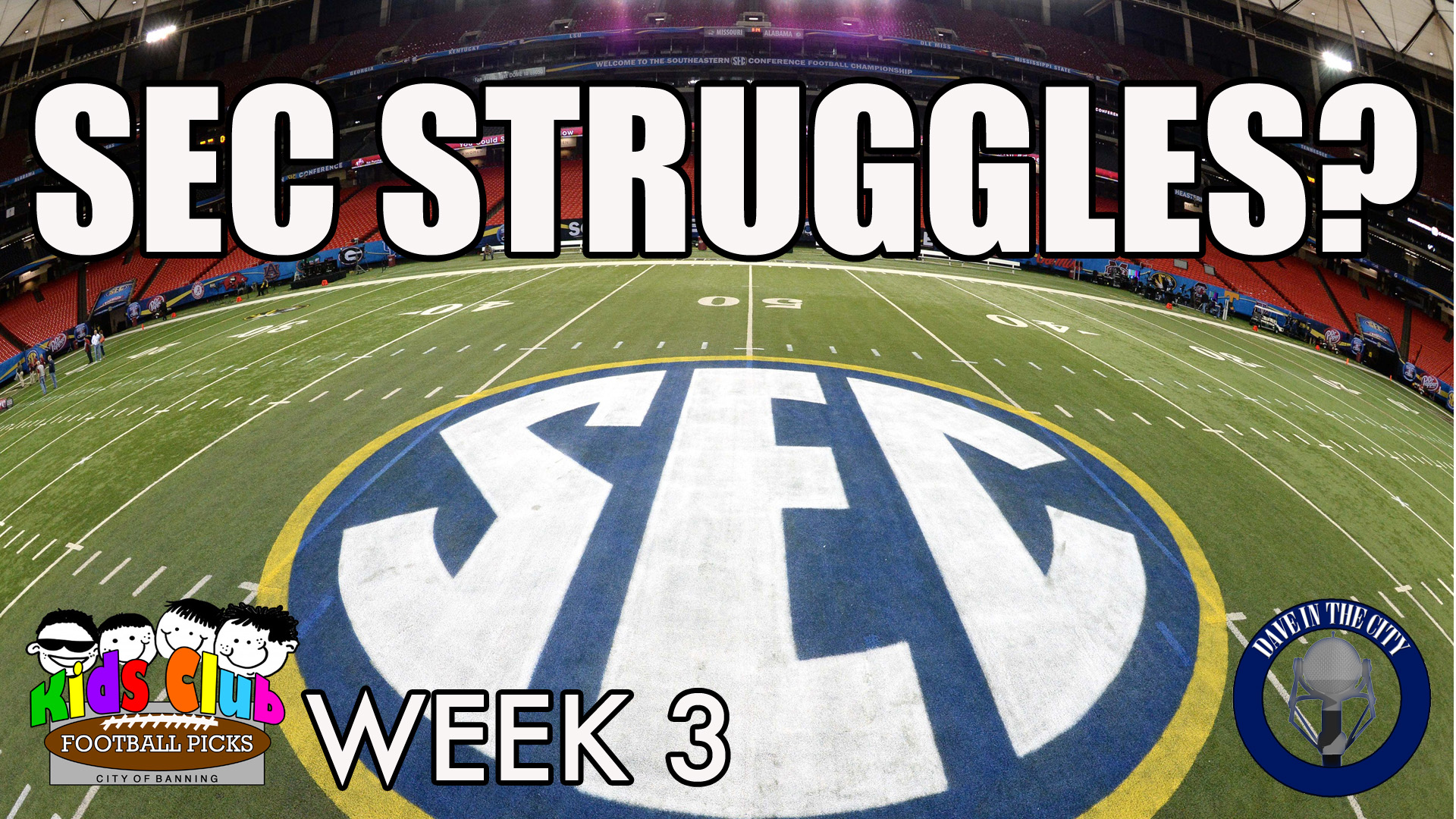 Podcast: SEC Football struggles, Serena Williams Upset, Kids Club Week 3 Picks (09-16-15)