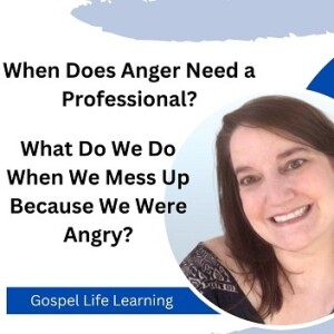 When Does Anger Need a Professional? What Do We Do When We Mess Up When Angry? (Follow Up)