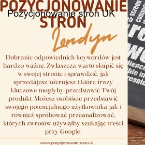 Pozycjonowanie stron internetowych UK