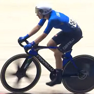 14/02/25 - Martina Fidanza - Ciclista, sulle due medaglie d'oro agli Europei di ciclismo su pista
