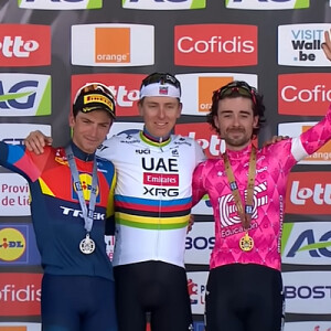 28/04/25 - Simone Velasco - Ciclista, post Liegi-Bastogne-Liegi