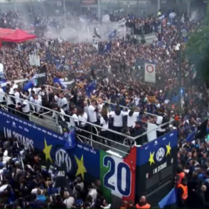 28/04/24 - Serie A, la festa Scudetto dell'Inter (voce Andrea Capretti)