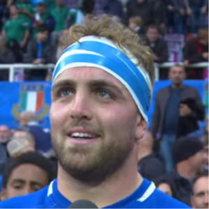 18/03/24 - Niccolò Cannone - Seconda linea nazionale rugby, sul 6 Nazioni