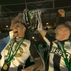 17/03/25 - Massimo Assoni - Presidente e fondatore di Italy Magpies, sul Newcastle vincitore della Coppa di Lega