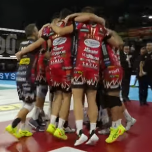 23/09/24 - Massimo Colaci - Pallavolista libero della Sir Safety Perugia Volley, su vittoria in Supercoppa
