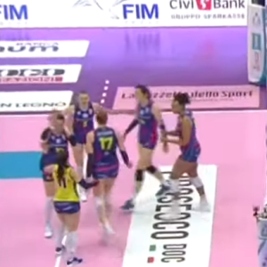 18/04/24 - Giulia Pisani - Ex pallavolista e giornalista Rai Sport, post gara 1 Conegliano-Scandicci