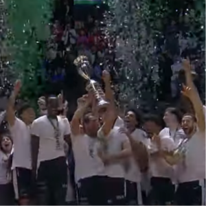 17/02/25 – Andrea Pecchia - Cestista Trento Basket, post vittoria della Coppa Italia Trento