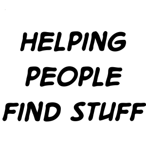 Helping people find stuff