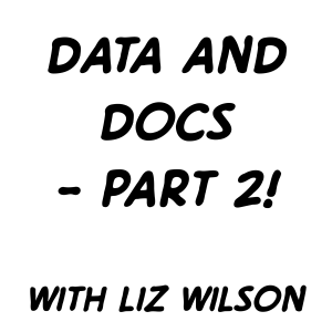 Data and docs - part 2 with Liz Wilson