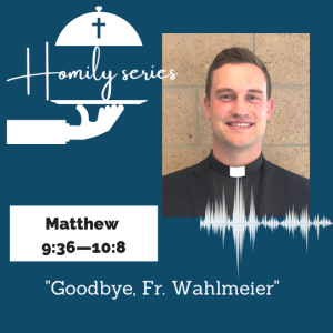 Goodbye, Fr. Wahlmeier!