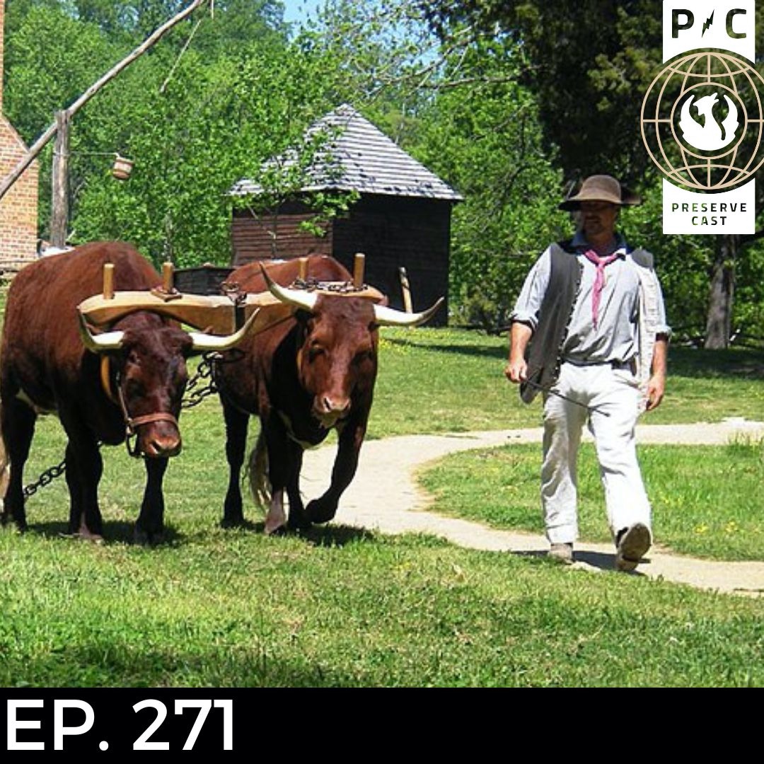 Head out to an 18th century Farm with Master Farmer Ed Schultz of Colonial Williamsburg