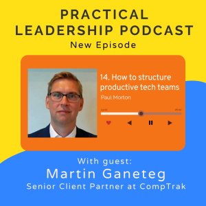19. How to structure technology teams for productivity - with Martin Ganeteg