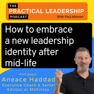 65. How to embrace a new leadership identity after mid-life - with Aneace Haddad