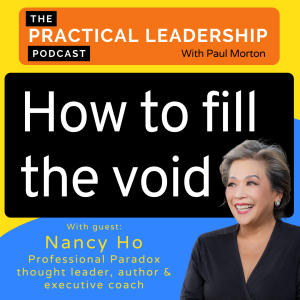 68. How to fill the void in life - with Nancy Ho